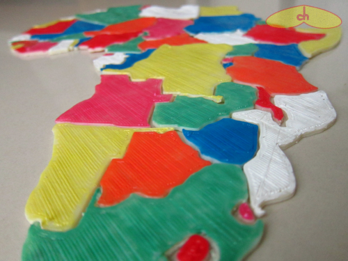 Africa_puzzle_3dprinted